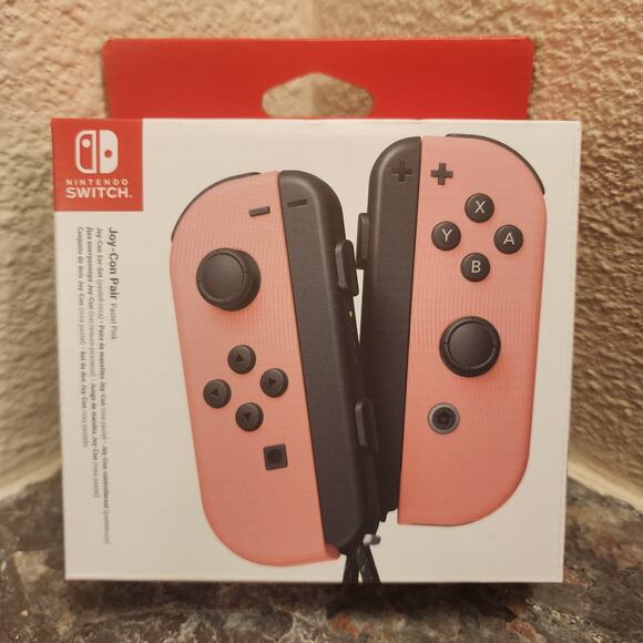 Switch Joy-Cons L/R, Pastel Pink [Europe release] (NEW) - Nintendo - Picture 1 of 5